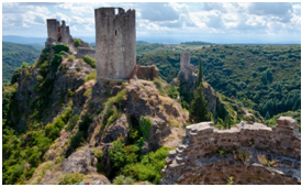 O castelo cátaro de Peyrepertuse