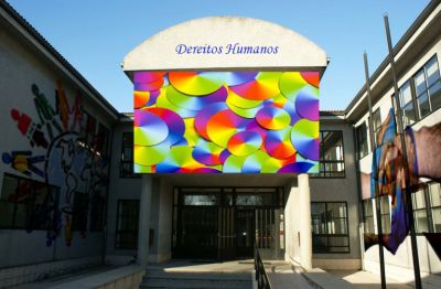 Pintada fachada entrada Instituto A Basella10
Decoración virtual realizadas por os laumnos/as de 3º da ESO para o día dos Dereitos Humanos.
