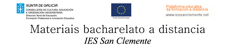 Materiais bacharelato a distancia do IES San Clemente