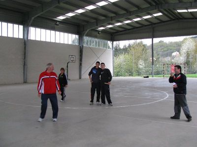 En segundo plano Jorge e Alejandro, dous dos mellores xogadores dese día
