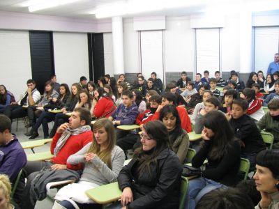 Asistentes ao concerto, aínda amodorrados despois de tanto chocolate.
