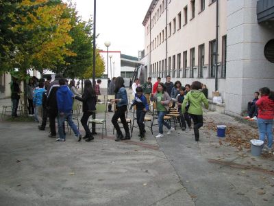 Participantes nun dos xogos
