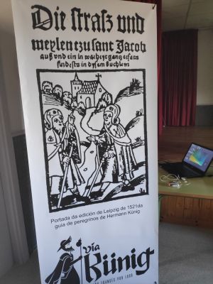 Cartel anunciador do acto.
