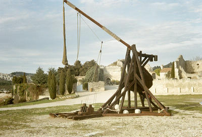 07. Catapulta medieval
Reconstrución dunha catapulta medieval en Les Baux (Francia).
