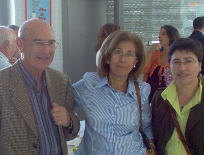 F. José Fuentes, Luisa Evia e Carmen Herrojo
