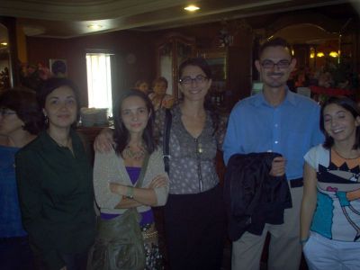 Isabel López, Cristina López, Consuelo Benito, Marco Vélez e Virginia Fernández
