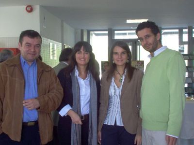 Ramiro Martínez, Isabel González, Beatriz Otero e Andrés Vizoso
