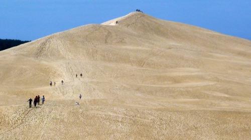 Sur le sommet de la Dune du Pilat