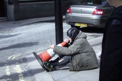 Só fai falta inxenio para buscarse a vida en Covent Garden
