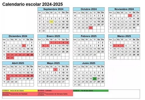 Calendario escolar