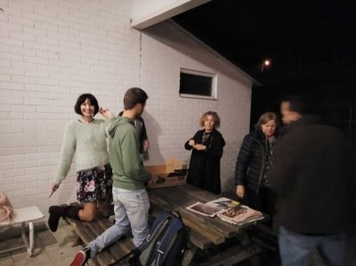 A festa do magosto tamén se celebrou co alumnado do réxime de Adultos
