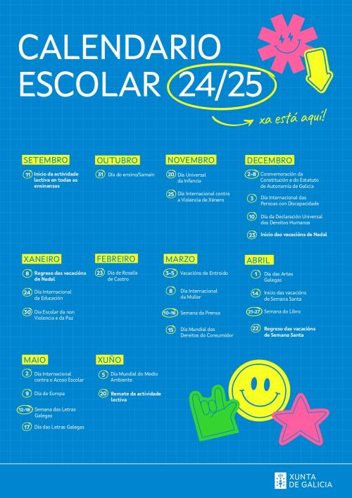 Calendario escolar 2024/25