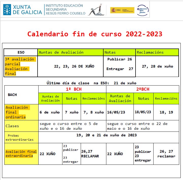 CALENDARIO