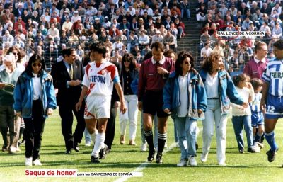 1.992-93 Equipo Sal Lence.Coruñesas.Fútbol Sala.Campeonas de España.Gallegas.
