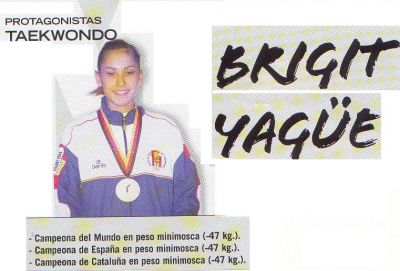 2.004 Brigit Yagüe.Taekwondo.Campeona del Mundo
