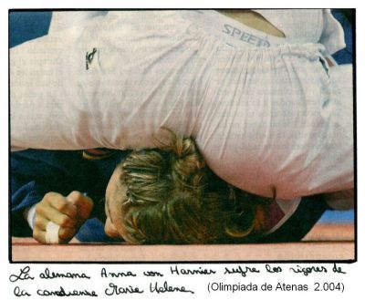 Judo.Situación comprometida.Olimpiada de Atenas.2.004
