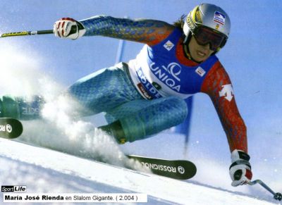 2.004 María José Rienda.Esquíadora.Slalom Gigante
