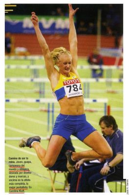 2.005 Carolina Kluft.Penthalon.campeon del Mundo y Olímpica

