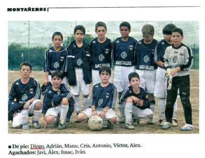 2.006-07 Fútbol.Equipo Montañeros.Diego
