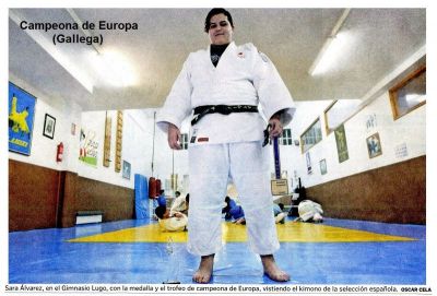 2.011 Sara Alvarez.Gallega.Campeona de Europa de Judo.La Voz.
