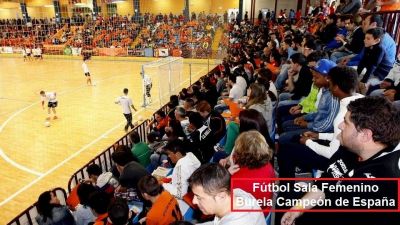 2.013 Fúrbol Sala.El Deportivo Burela femenino flamantes Campeonas de España.
