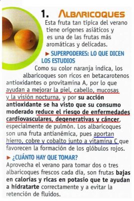 Albaricoque.Buenos pra enfermedades cardiovasculares, cáncer, de la vista, piel....2.007
