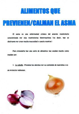 Asma.Alimentos que lo previenen o calman.Ignacio Laya bachillerato 1º B.2.012
