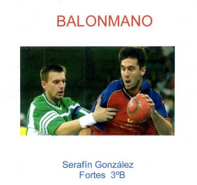 1 Balonmano.Serafín González 3º B.1 portada
