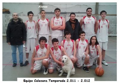 2.011-12 Baloncesto.Equipo Calasanz.Alonso
