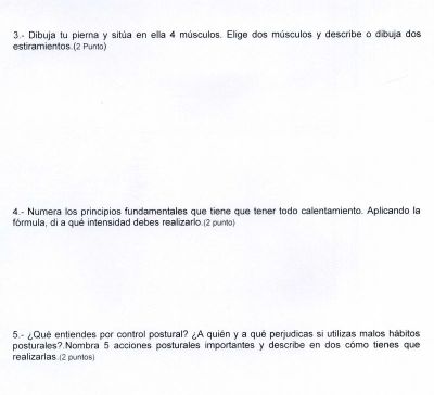 Condición Física.Examen para 4º de la ESO.2.007 (Libro)
