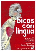 Cartel da obra teatral Bicos con lingua