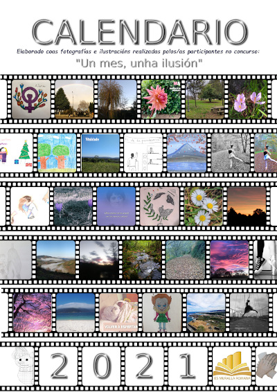 Calendario elaborado coas fotografías do concurso "Un mes, unha ilusión!"