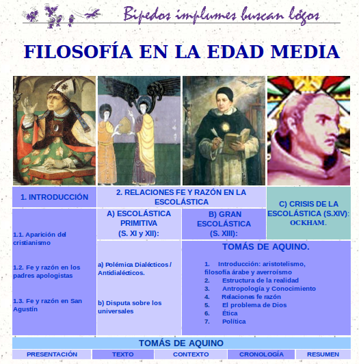 Filosofía na idade media bípedos