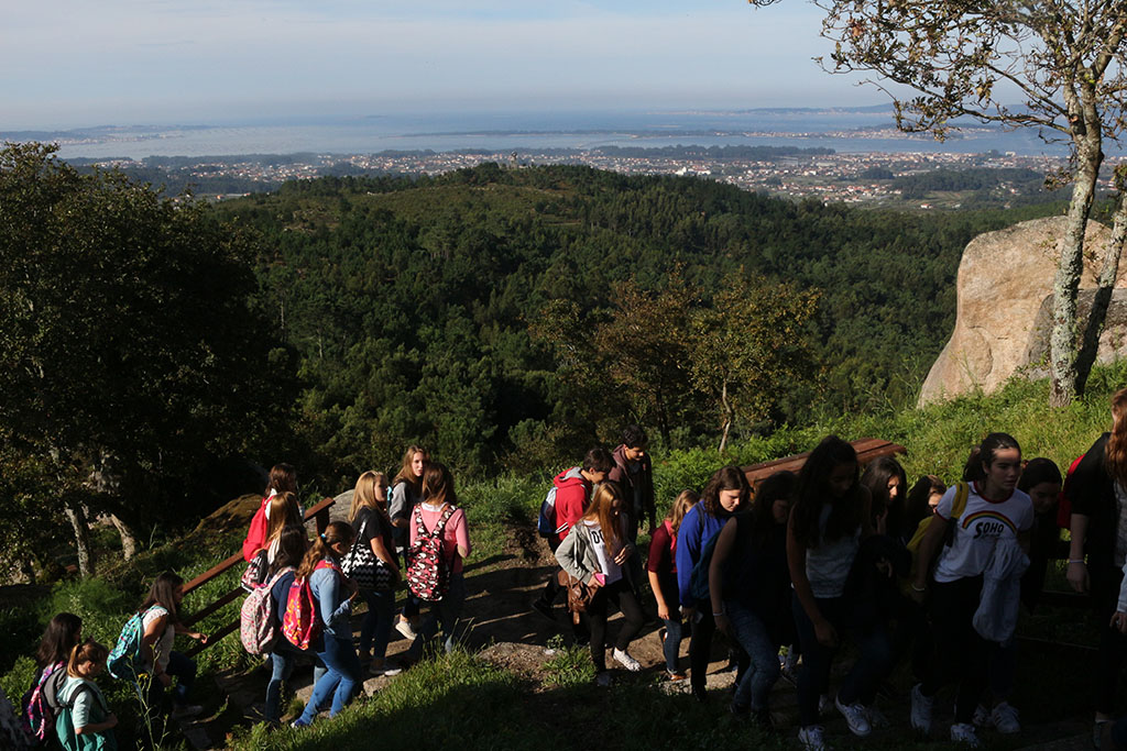 Subida ao mirador do Monte Lobeira
