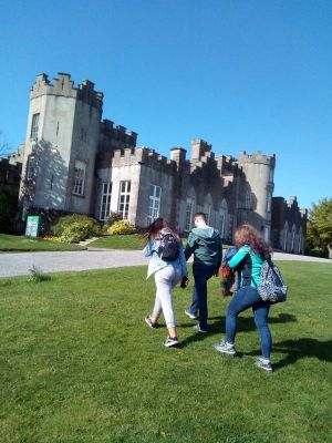 Chegando ao Ardgillan Castle
