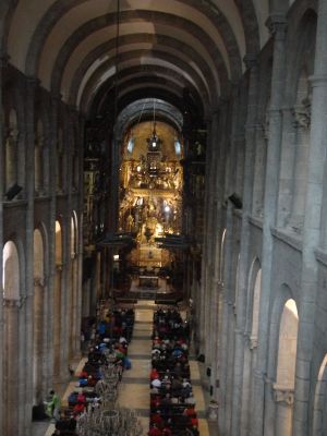 Na catedral
