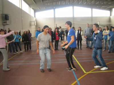 saltando á corda
