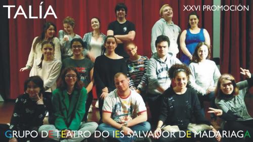 Fotografía do grupo de teatro Talía