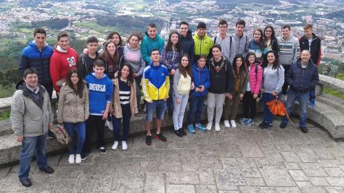 Alumnos de 4º da ESO de visita en Guimaraes