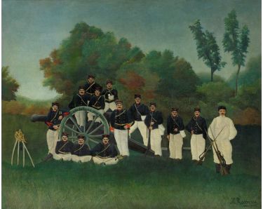 Henri Rousseau - Artilleros
