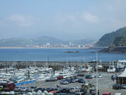 Vista de Zarautz dende Getarea
