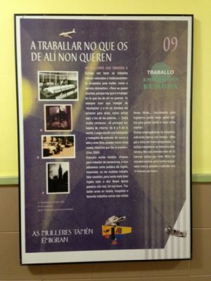 Exposición a"As Mulleres tamén Emigran"
Exposición a"As Mulleres tamén Emigran", fundación 10 de marzo
Palabras chave: exposición