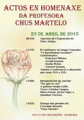 20 de abril de 2015
Acto homenaxe a Chus martelo
Palabras chave: actividade cultural