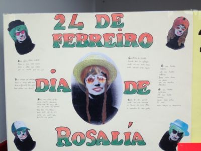 24 de febreiro. Día de Rosalía
Exposición sobre Rosalía feita por alumnado de 1º e 2º ESO, coordina Dinamización Lingüística.
Palabras chave: exposición