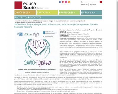 3 de outubro de 2015
Proxecto Sintonizando
Palabras chave: actividade educativa