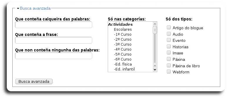 Busca avanzada