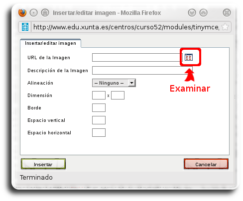 Examinar para localizar a imaxe