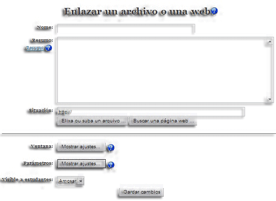 Ligar web ou arquivo