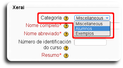 Categorías