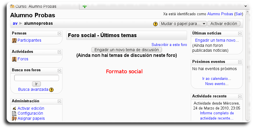 Formato social